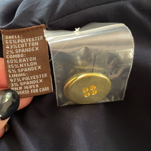 J. McLaughlin NWT Women's Black PRIMA 3/4 Sleeve Link Stitch Cardigan, Small - Picture 6 of 6